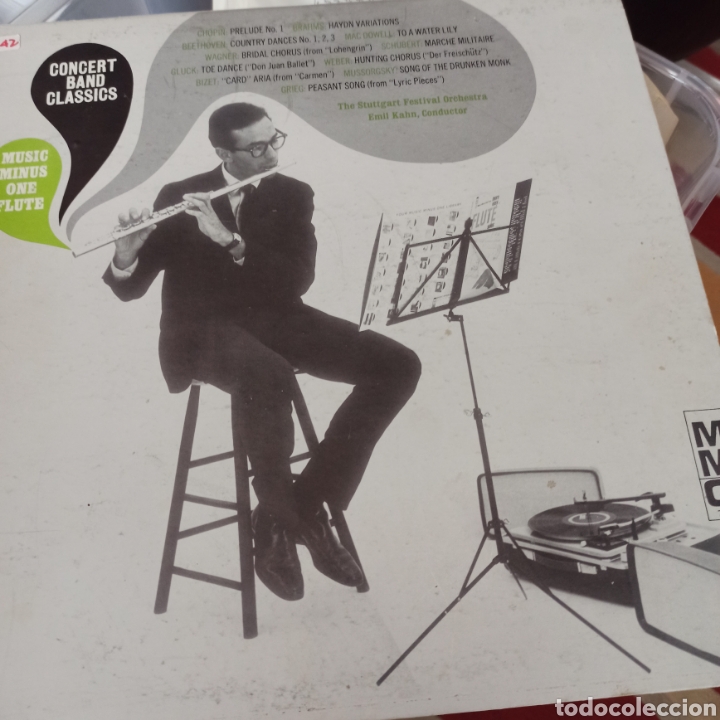 Vinyl-Schallplatten: Music Minus one Flute - Concert Band Classics (Music Minus One, US)