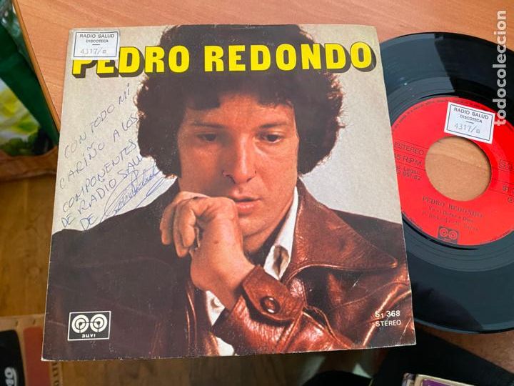 Vinyl-Schallplatten: PEDRO REDONDO YO VI LLORAR A DIOS) SINGLE 1982 ESPA&Ntilde;A AUTOGRAFO Y DEDICADO POR ARTISTA (EPI24)