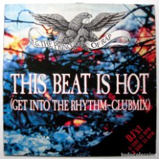 Discos de vinilo: B.G.THE PRINCE OF RAP - THIS BEAT IS HOT - MAXI DANCE POOL 1991 GERMANY BPY. Lote 276539843