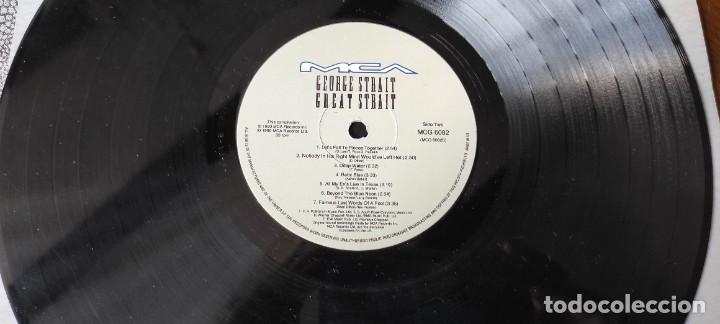 Discos de vinilo: GEORGE STRAIT GREAT STRAIT - LP VINILO - Foto 5