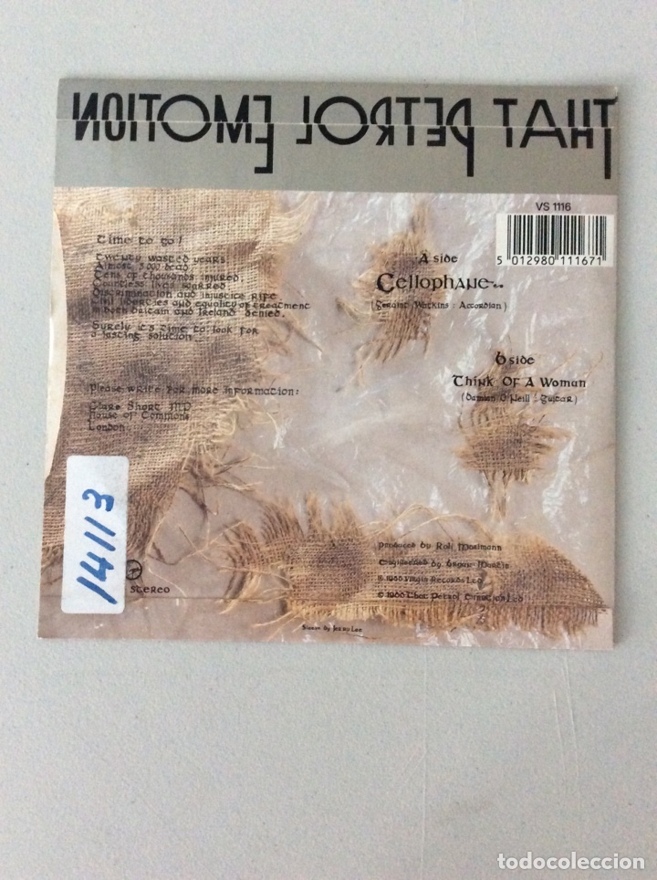 Discos de vinilo: That Petrol Emotion. Cellophane - Foto 2