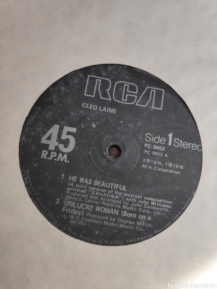 Discos de vinilo: Vinilo Maxisingle - Cleo Laine - 4 Track E.P. - Foto 3