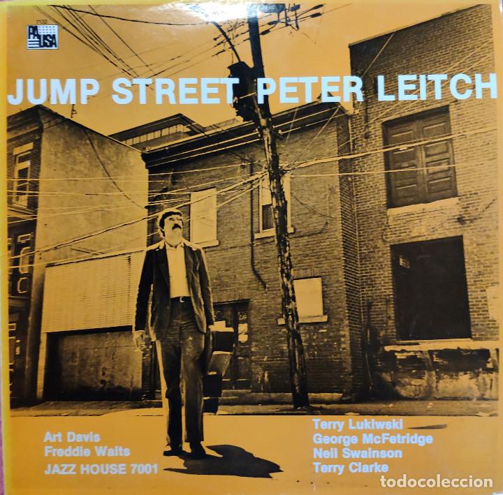 Disques de vinyle: LP PETER LEITCH - Jump street - Pausa Records PR 7132 - Edicion USA - 1982 (EX/EX+)