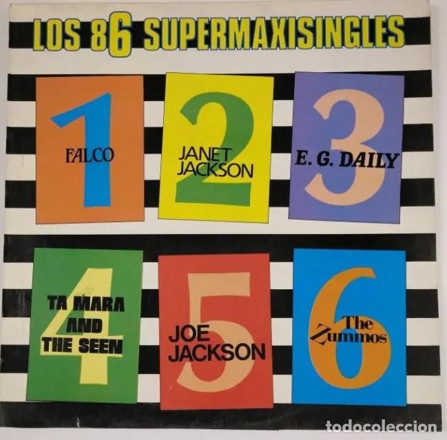Discos de vinilo: LOS 86 SUPERMAXISINGLES * LP * Versi&oacute;n Maxi Falco / Janet Jackson - Foto 1