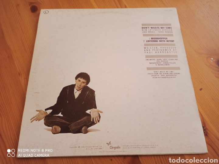 Discos de vinilo: Paul Hardcastle - Dont Waste My Time (12&rdquo;) - Foto 2