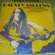 Discos de vinilo: HERVEY ANDREWS - WRITER SONGS LP - ORIGINAL ALEMAN - INTERCORD / CUBE RECORDS 1972 - STEREO -. Lote 276678968