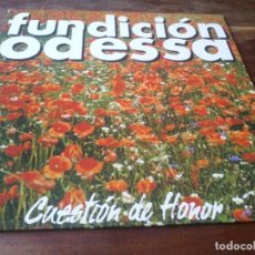 Discos de vinilo: FUNDICION ODESSA - CUESTION DE HONOR - LP ORIGINAL PASION AREA CREATIVA 1992 ENCARTE Y LETRAS. Lote 276722843