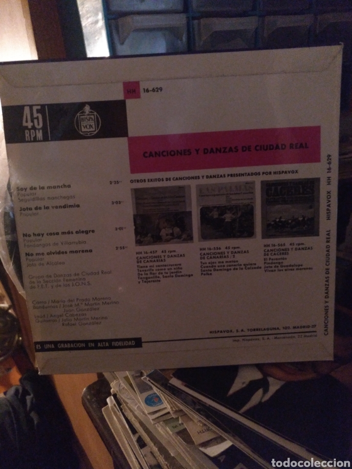Discos de vinilo: Canciones y danzas de Ciudad Real - Foto 2
