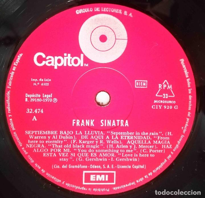 Discos de vinilo: Frank Sinatra. Capitol 1970. Disco de 10 pulgadas - Foto 3