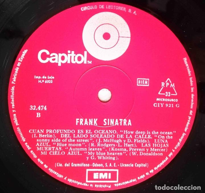 Discos de vinilo: Frank Sinatra. Capitol 1970. Disco de 10 pulgadas - Foto 4