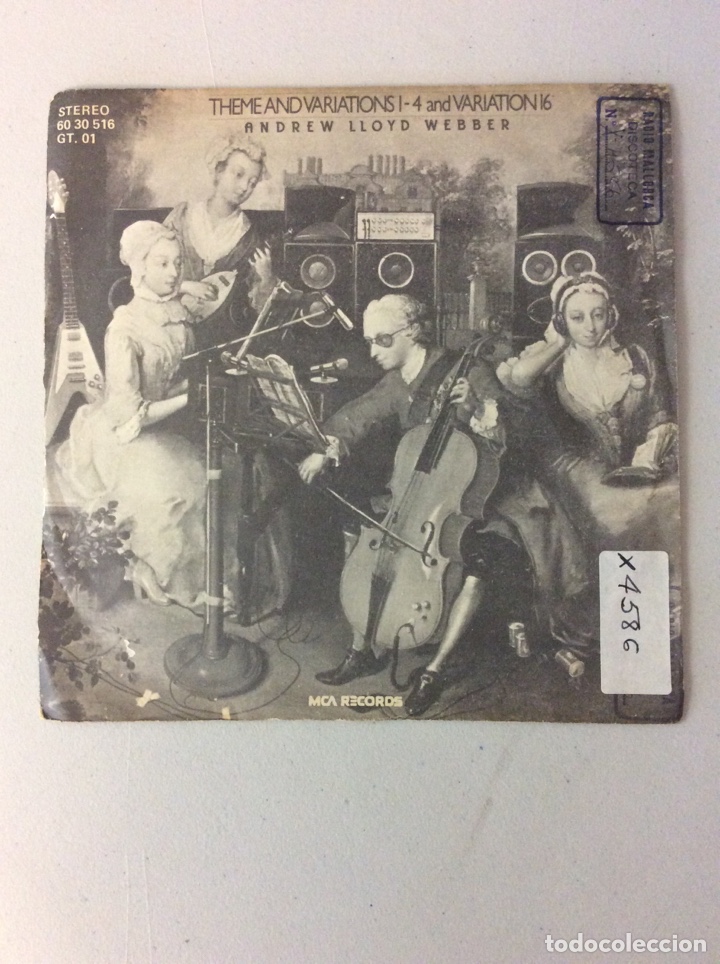 Discos de vinilo: Theme and variations 1-4 and variation 16 Andrew Lloyd Webber - Foto 1