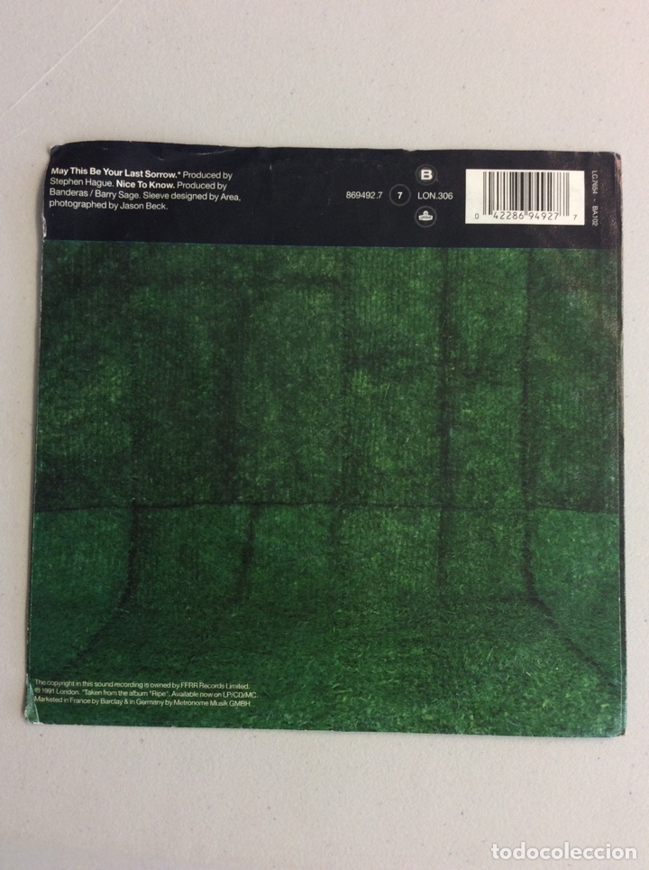 Discos de vinilo: Banderas. May this be your last sorrow - Foto 2