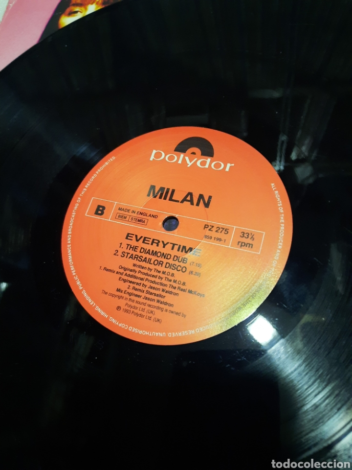 Discos de vinilo: Mil&aacute;n - everytime - Foto 2