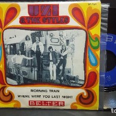 Discos de vinilo: UZY & THE STYLES MORNING TRAIN SINGLE SPAIN 1970 PEPETO TOP