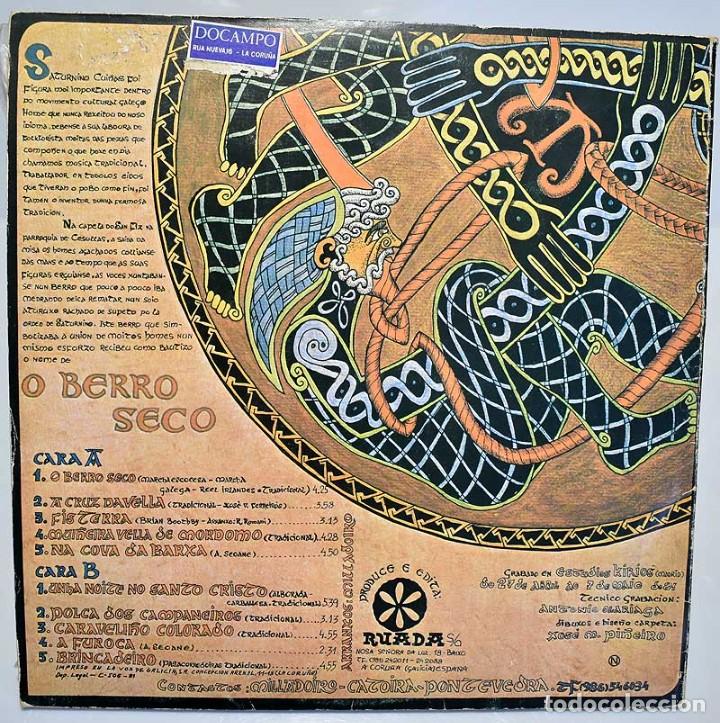 Discos de vinilo: Milladoiro - O berro seco. LP. Ruada 1981 - Foto 3