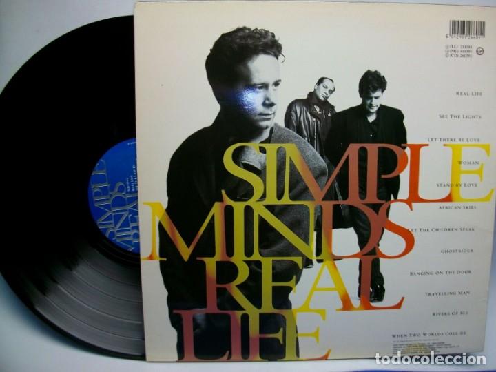 Discos de vinilo: SIMPLE MINDS REAL LIFE LP - Foto 2