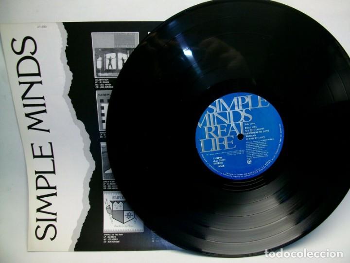 Discos de vinilo: SIMPLE MINDS REAL LIFE LP - Foto 4