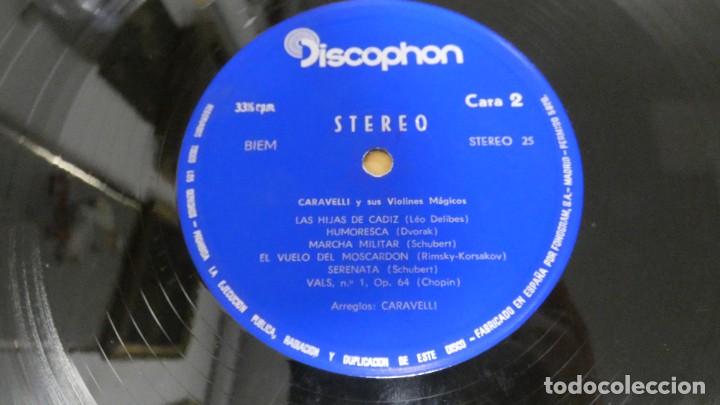 Discos de vinilo: LP VINILO CARAVELLI Y SUS VIOLINES M&Aacute;GICOS . - Foto 3