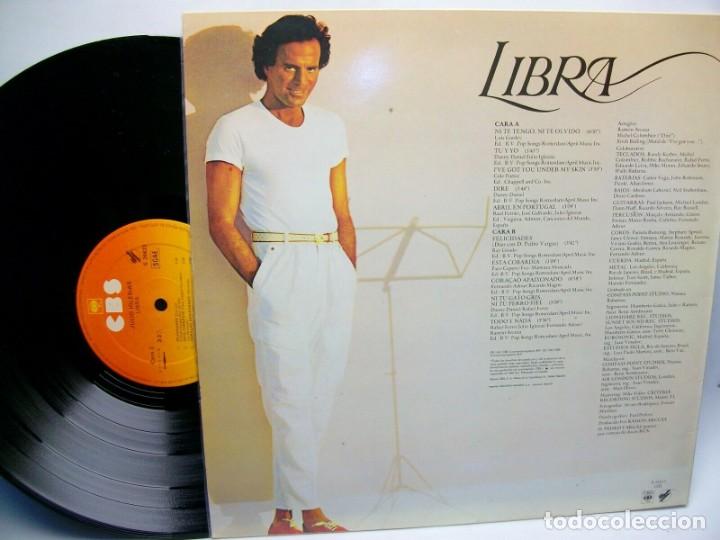 Discos de vinilo: JULIO IGLESIAS LIBRA LP , VINYL - Foto 2