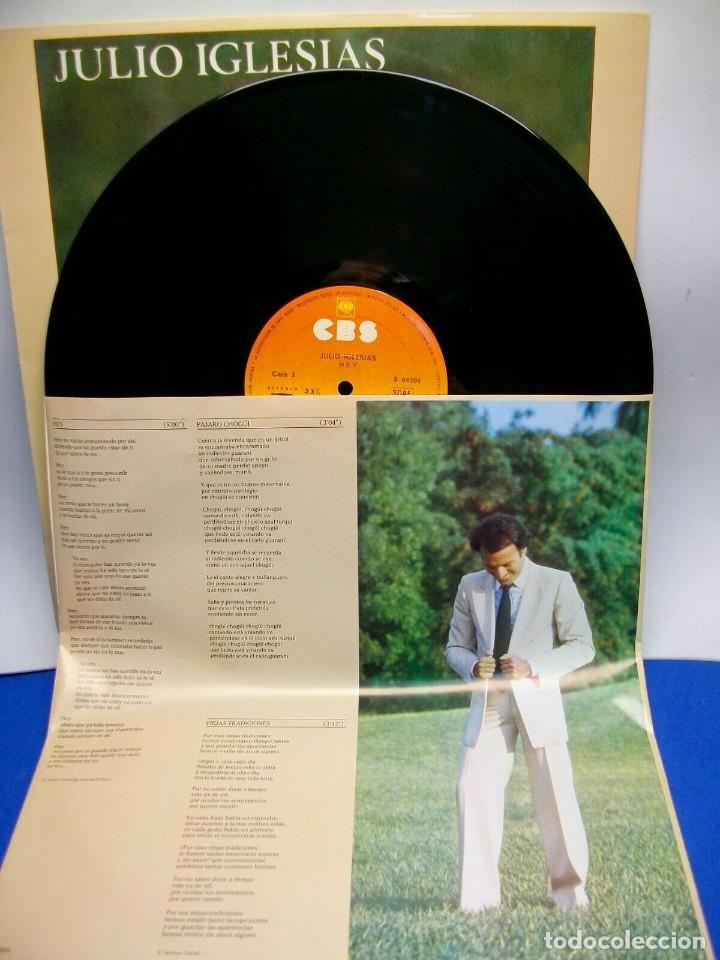 Discos de vinilo: JULIO IGLESIAS HEY LP - Foto 3