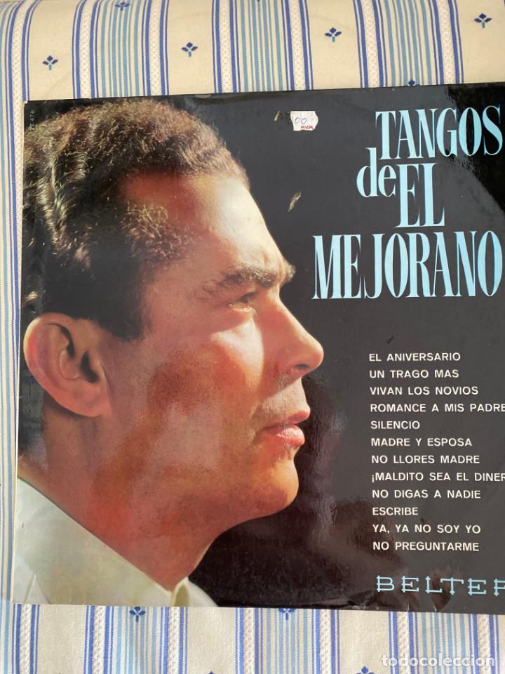 Discos de vinilo: LP TANGOS DEL MEJORANO - Foto 1