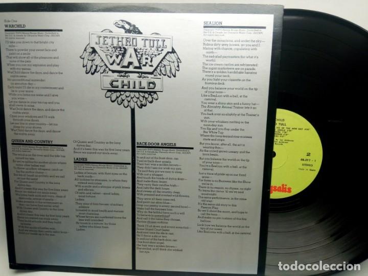 Discos de vinilo: JETHRO TULL WARCHILD VINILO LP - Foto 3
