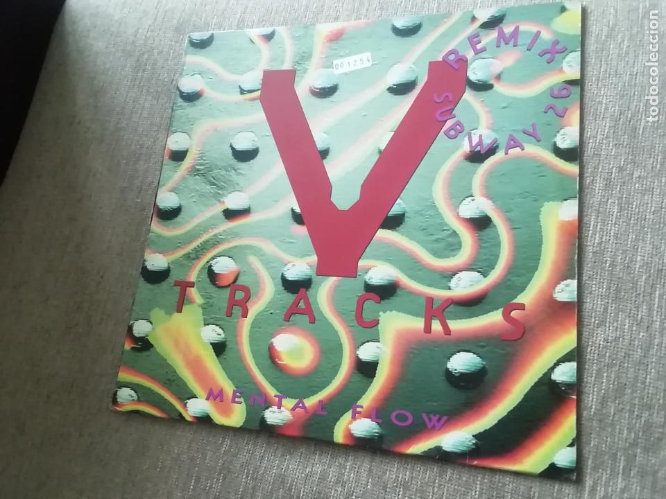 Discos de vinilo: V tracks-mental flow/subway 26 remix. maxi - Foto 1