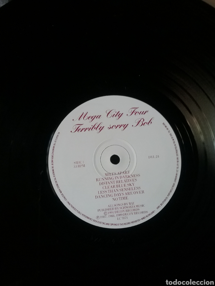 Discos de vinilo: MEGA CITY FOUR 1991 DECOY Records - Foto 6