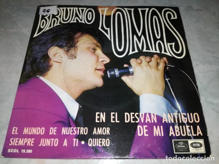 Discos de vinilo: BRUNO LOMAS-EP-EN EL DESVAN ANTIGUO - Foto 1