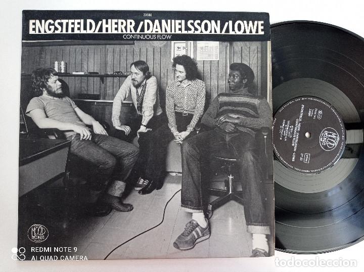 Disques de vinyle: ENGSTFELD HERR DANIELSSON LOWE - Continuous Flow - LP ALEMANIA MOOD 1980 // JAZZ