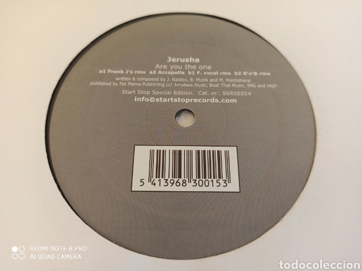 Discos de vinilo: Jerusha - Are You The One (12&rdquo;) - Foto 1