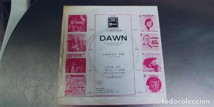 Discos de vinilo: DAWN-SINGLE CANDIDA-1970 EDICION ESPA&Ntilde;OLA - Foto 2