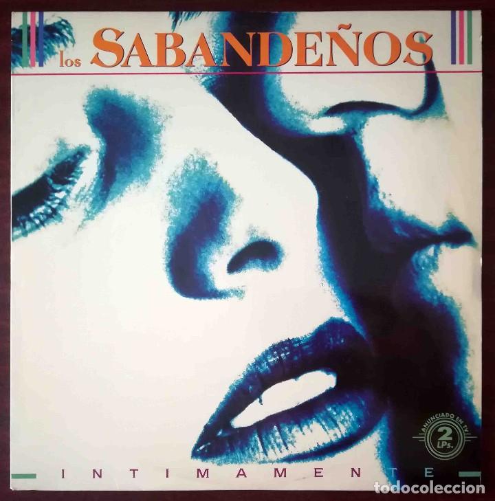 Discos de vinilo: 2 LP Los Sabande&ntilde;os - Intimamente - Zafiro 1991 - Foto 1