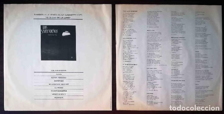Discos de vinilo: 2 LP Los Sabande&ntilde;os - Intimamente - Zafiro 1991 - Foto 3