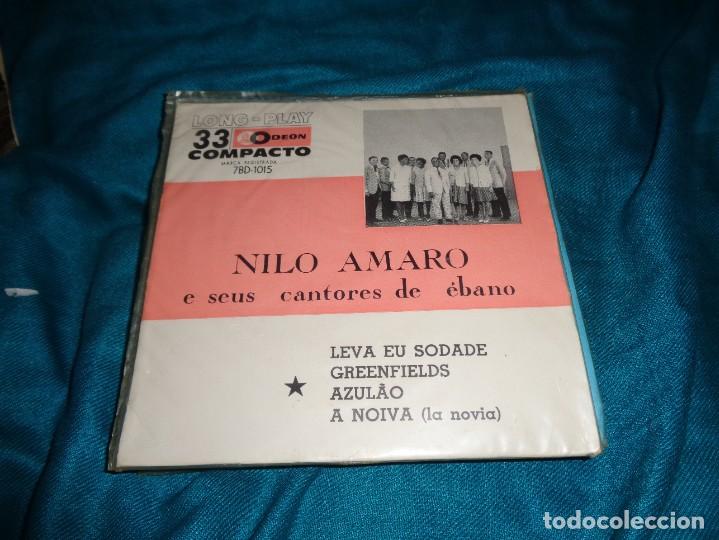 Discos de vinilo: NILO AMARO E SEUS CANTORES DE EBANO. EP. ODEON, EDC. BRASIL . IMPECABLE(#) - Foto 1