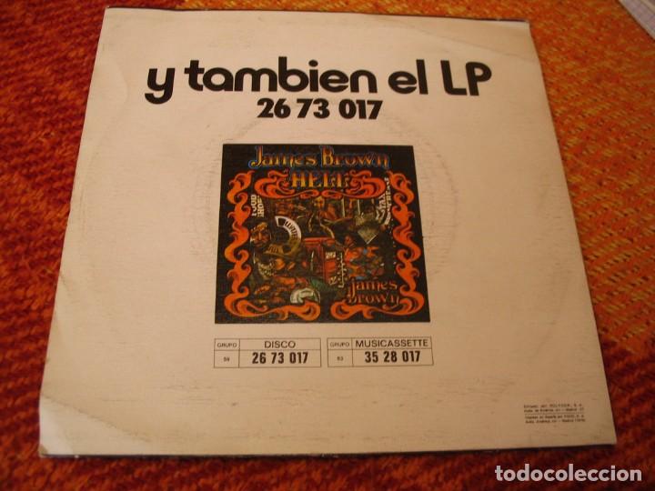 Discos de vinilo: JAMES BROWN SINGLE HELL POLYDOR ESPA&Ntilde;A 1975 - Foto 3