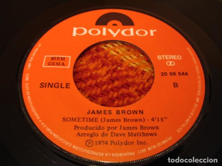 Discos de vinilo: JAMES BROWN SINGLE HELL POLYDOR ESPA&Ntilde;A 1975 - Foto 6