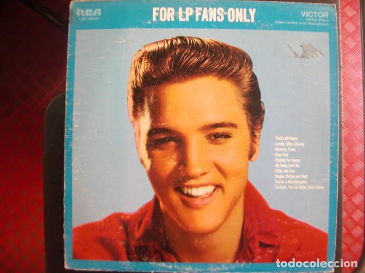 Discos de vinilo: ELVIS- FOR LP FANS ONLY. - Foto 1