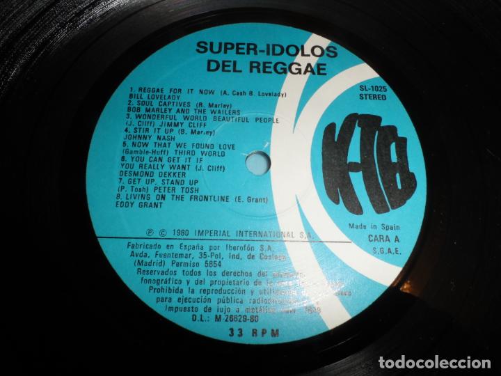 Discos de vinilo: Various &lrm;&ndash; Super Idolos Del Reggae (SPAIN 1980) - Foto 3