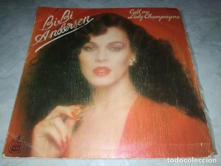 Discos de vinilo: BIBI ANDERSEN-CALL ME-ORIGINAL ESPA&Ntilde;OL - Foto 1