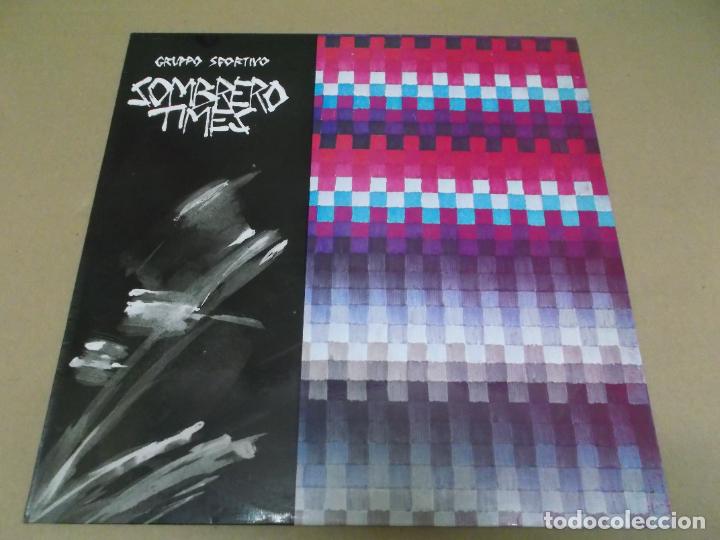Discos de vinil: GRUPPO SPORTIVO (LP) SOMBRERO TIMES A&Ntilde;O &ndash; 1985 &ndash; ENCARTE CON LETRAS