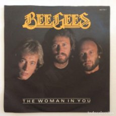Discos de vinilo: BEE GEES ‎– THE WOMAN IN YOU / STAYIN' ALIVE GERMANY,1983 RSO