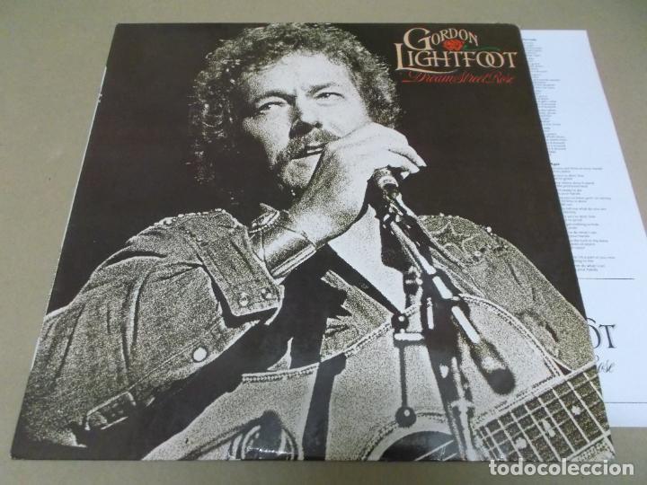 Discos de vinil: GORDON LIGHTFOOT (LP) DREAM STREET ROSE A&Ntilde;O &ndash; 1980 &ndash; HOJA CON LETRAS