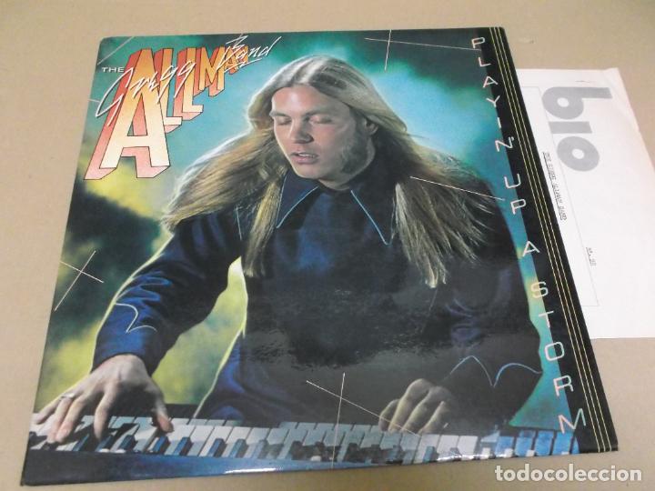 Discos de vinilo: THE GREGG ALLMAN BAND (LP) PLAYIN&rsquo; UP A STORM A&Ntilde;O &ndash; 1977 &ndash; PROMOCIONAL CON HOJAS PROMO &ndash; PORTADA AB