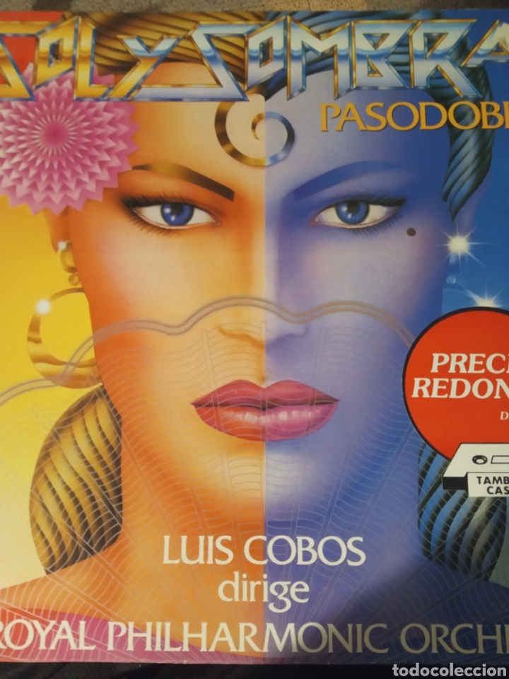 Discos de vinilo: Vinilo lp LUIS COBOS. &rdquo;SOL Y SOMBRA&rdquo;. PASODOBLES - Foto 1
