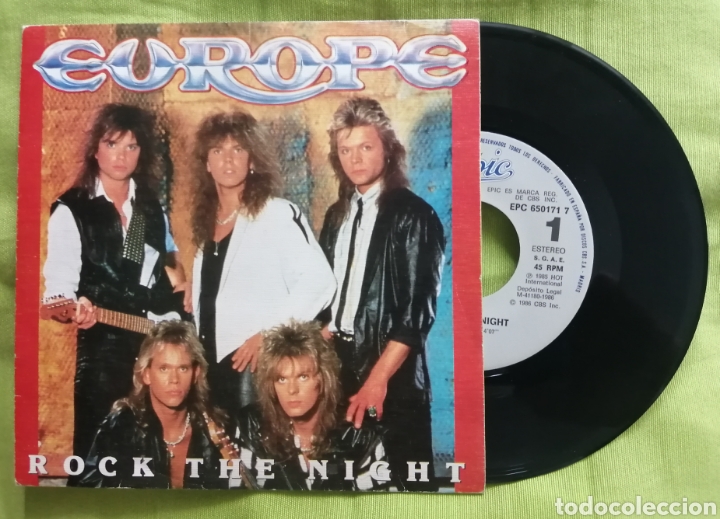 Discos de vinilo: EUROPE. Rock the night - Foto 1