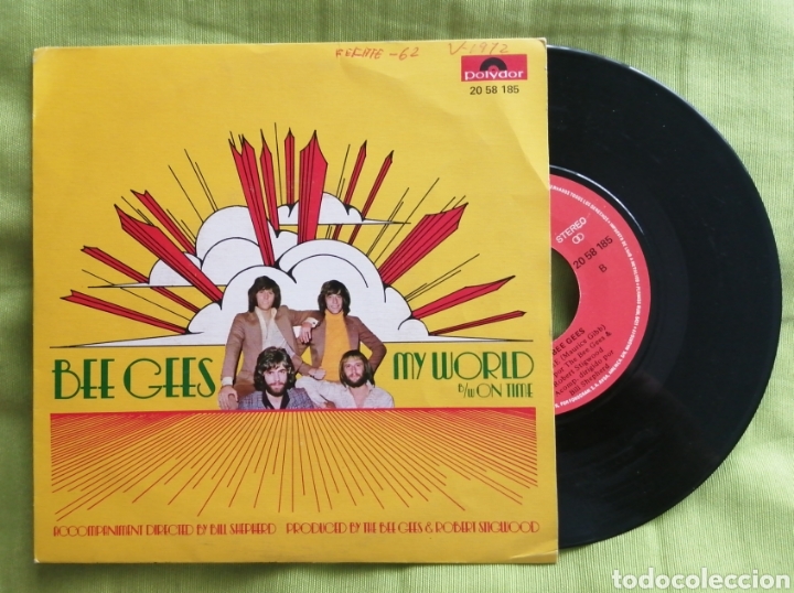 Discos de vinilo: BEE GEES My world - Foto 1