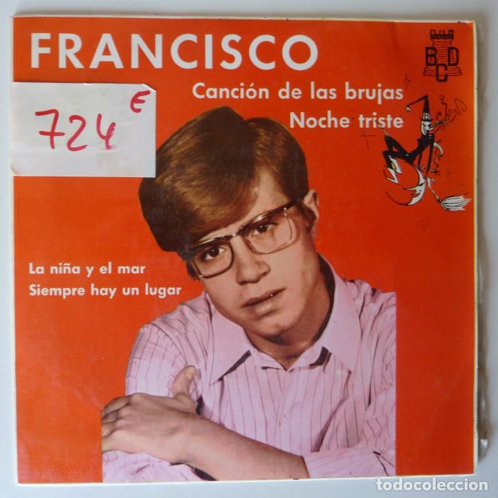 Discos de vinilo: FRANCISCO // CANCION DE LAS BRUJAS+3 // 1968 // EP - Foto 1