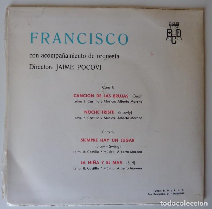 Discos de vinilo: FRANCISCO // CANCION DE LAS BRUJAS+3 // 1968 // EP - Foto 2