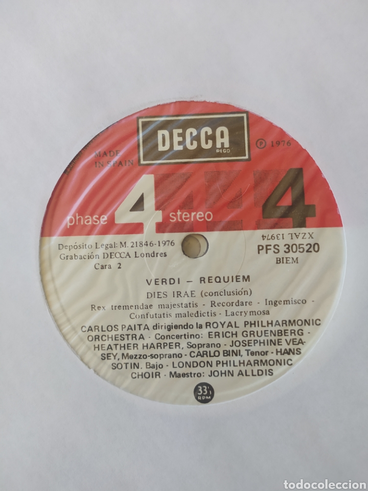 Discos de vinilo: Box 2LP Requiem de Verdi - Foto 2